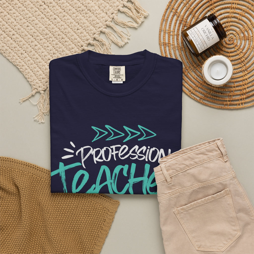 Teacher With Pride T-Shirt — Profession Teacher Graphic Tee