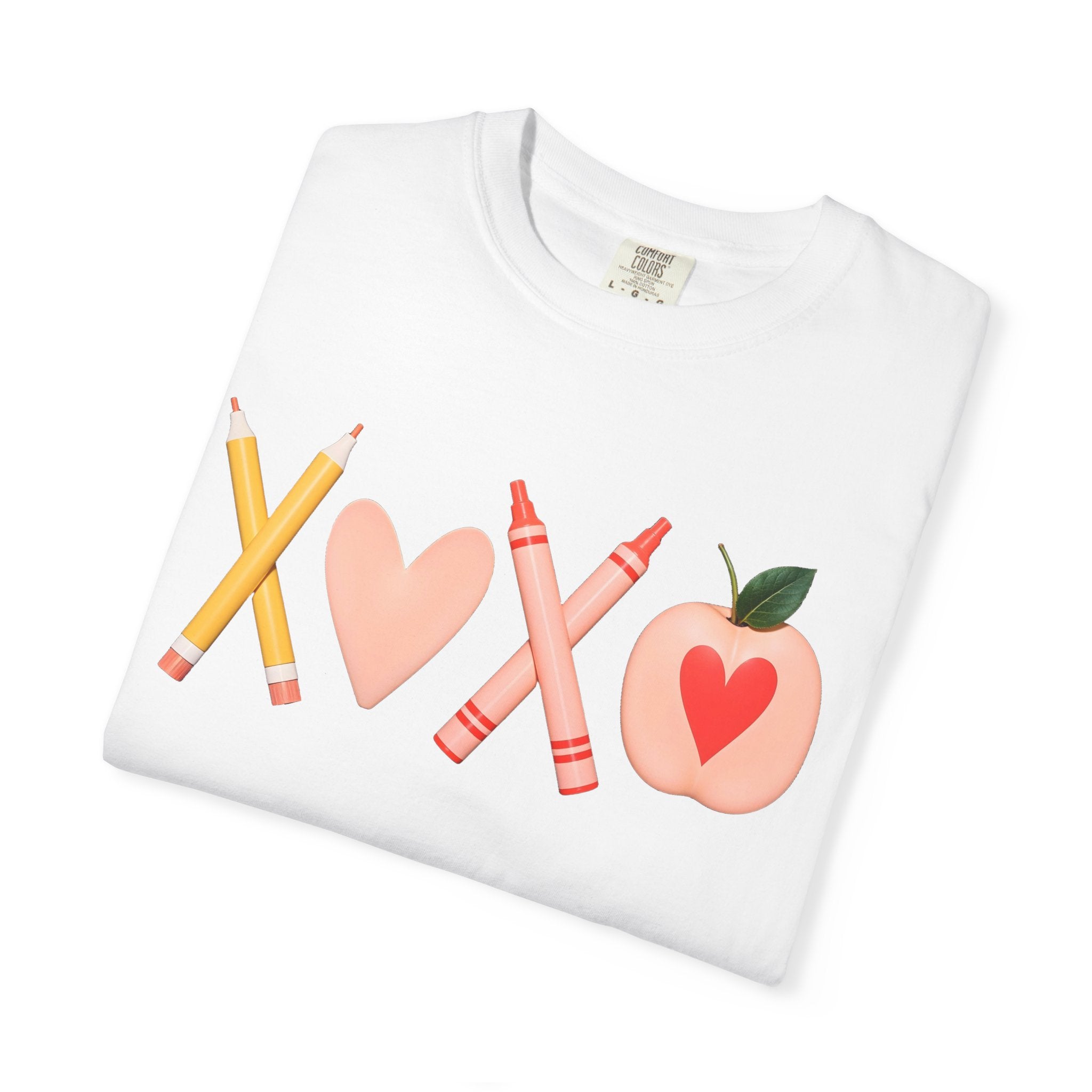 Teacher Love T-Shirt – XOXO Pencils & Apple School Tee