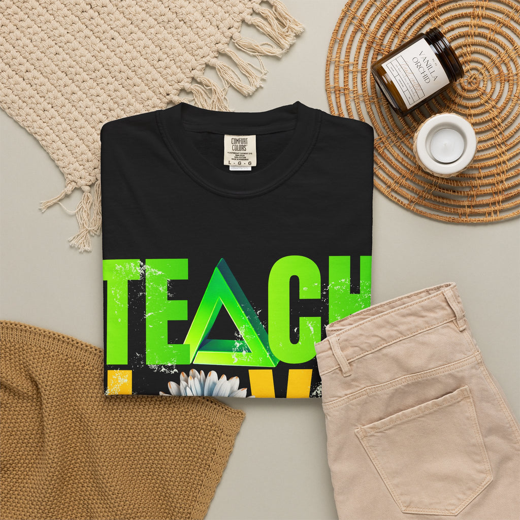 Teach Love Inspire T-Shirt — Colorful Teacher Appreciation Tee