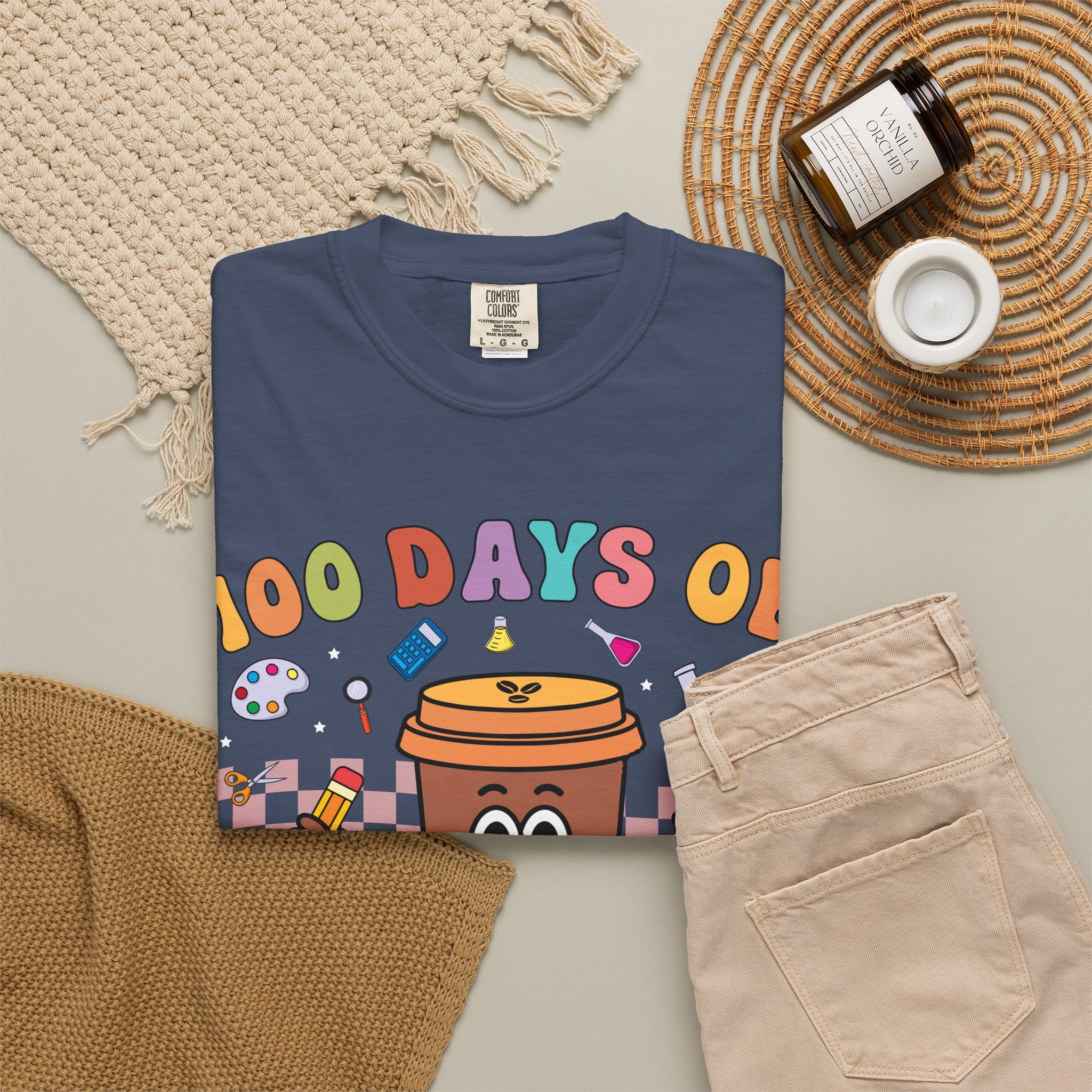 100 Days of Coffee & Chaos T-Shirt