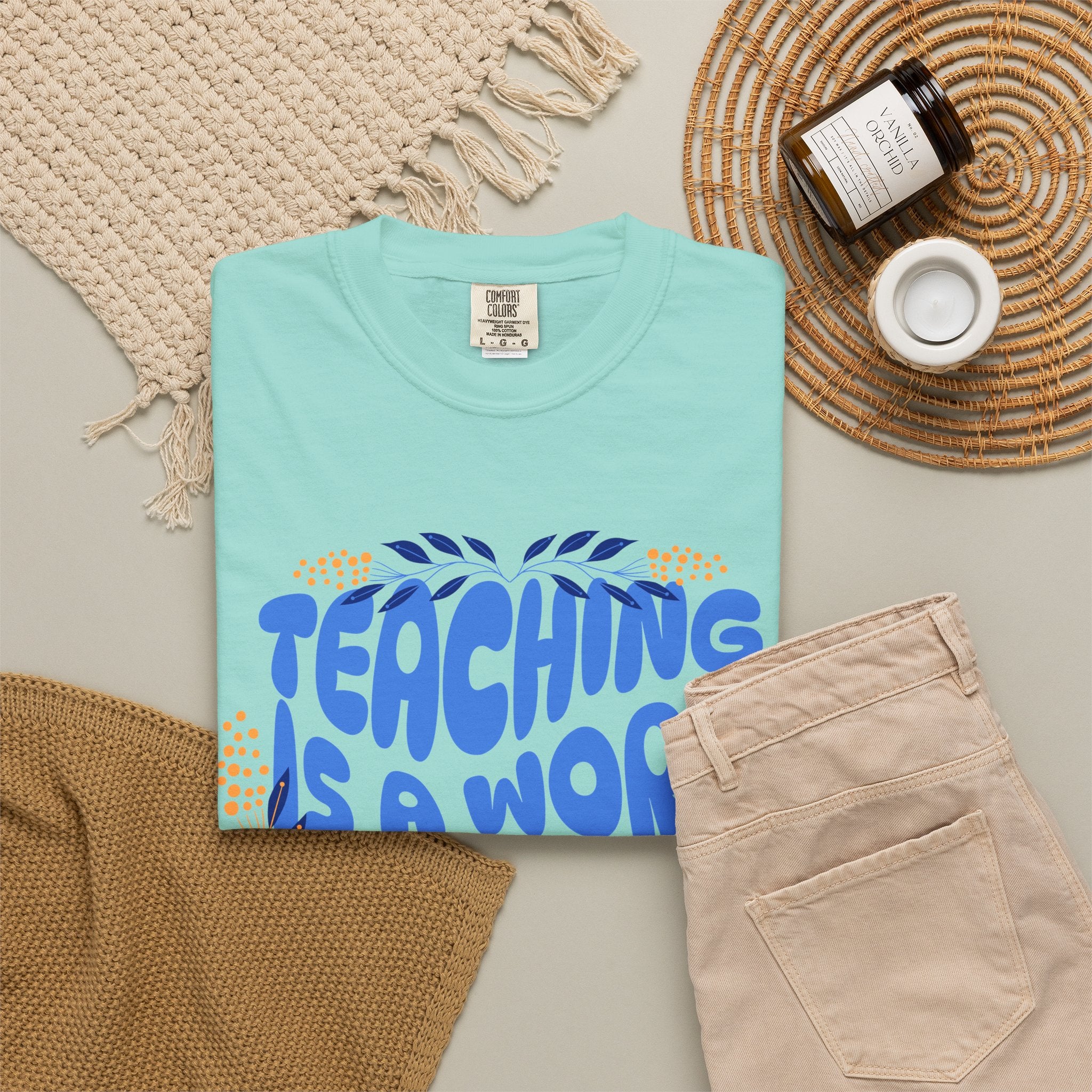 Teaching Is a Work of Heart T-Shirt — Teacher Appreciation Shirt