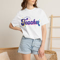 Teacher Script Logo T-Shirt — Proud Teacher Gift, Back to School Tee