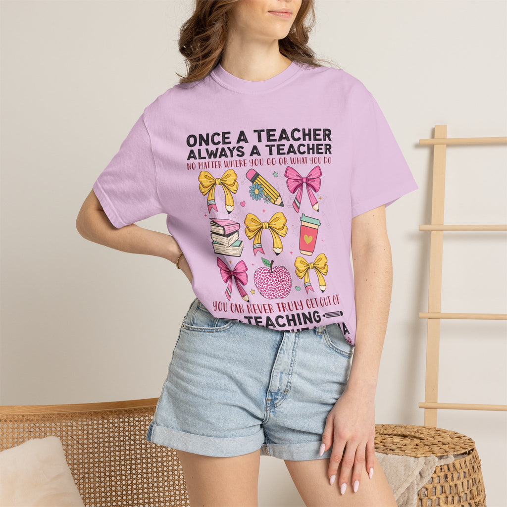 Teacher Mafia Graphic T-Shirt — "Once a Teacher, Always a Teacher"
