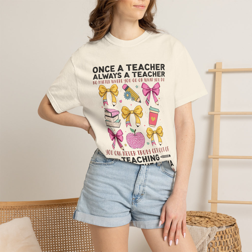 Teacher Mafia Graphic T-Shirt — "Once a Teacher, Always a Teacher"