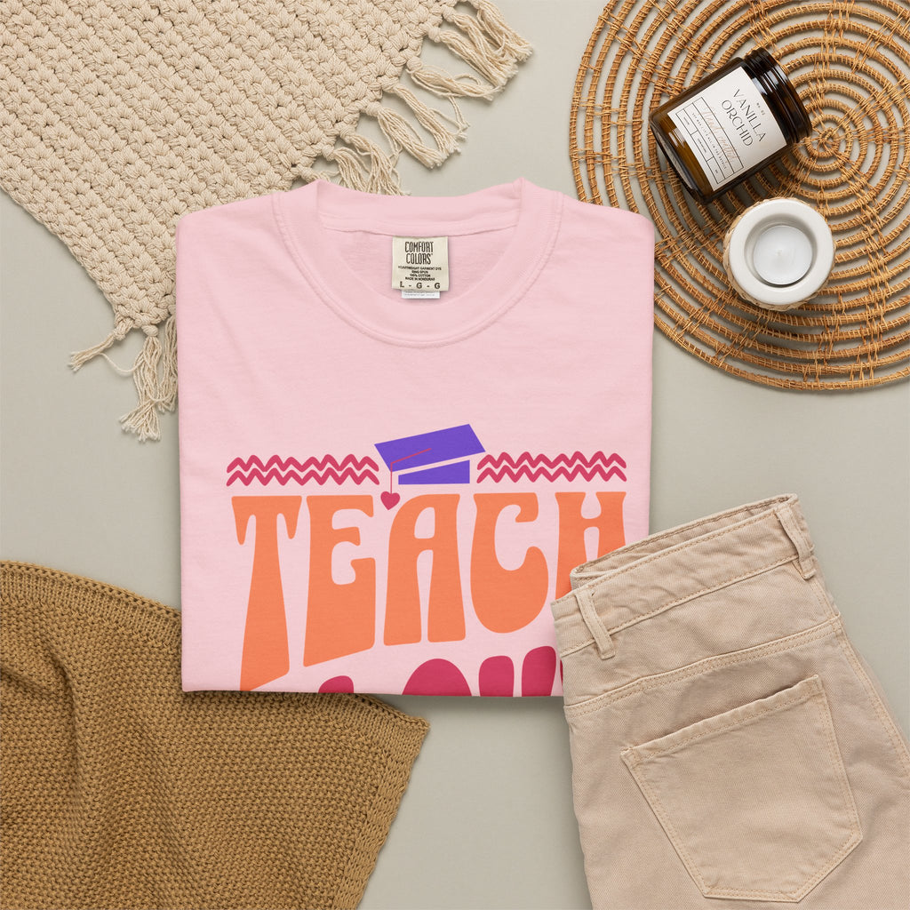 Teach Love Inspire T-Shirt — Colorful Teacher Appreciation Tee