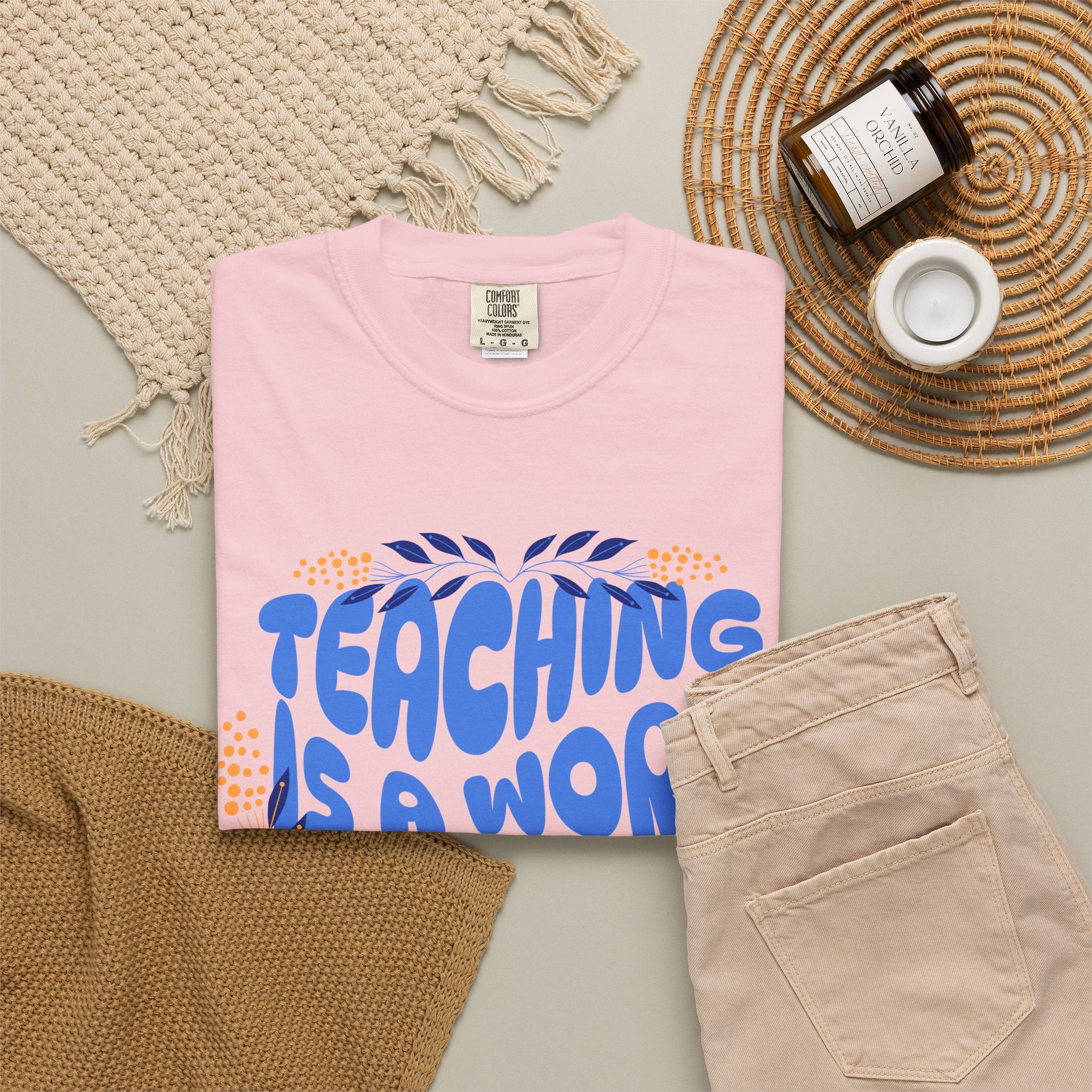 Teaching Is a Work of Heart T-Shirt — Teacher Appreciation Shirt