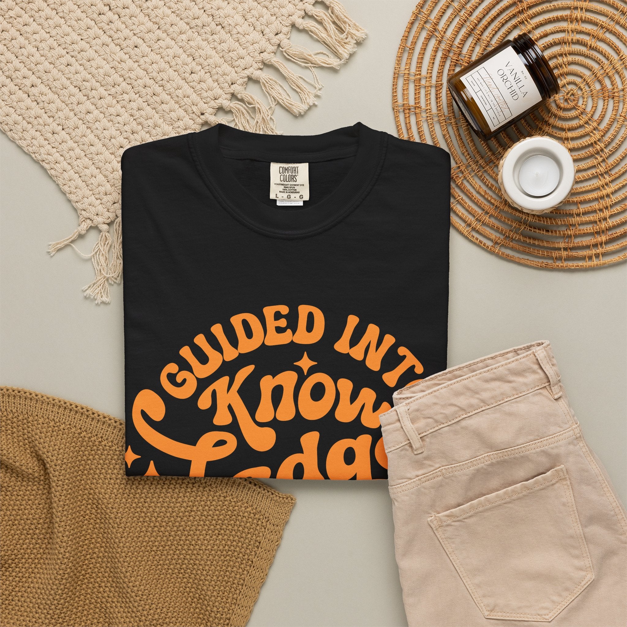 Guided Into Knowledge By Teacher T-Shirt — Retro Teacher Appreciation Tee