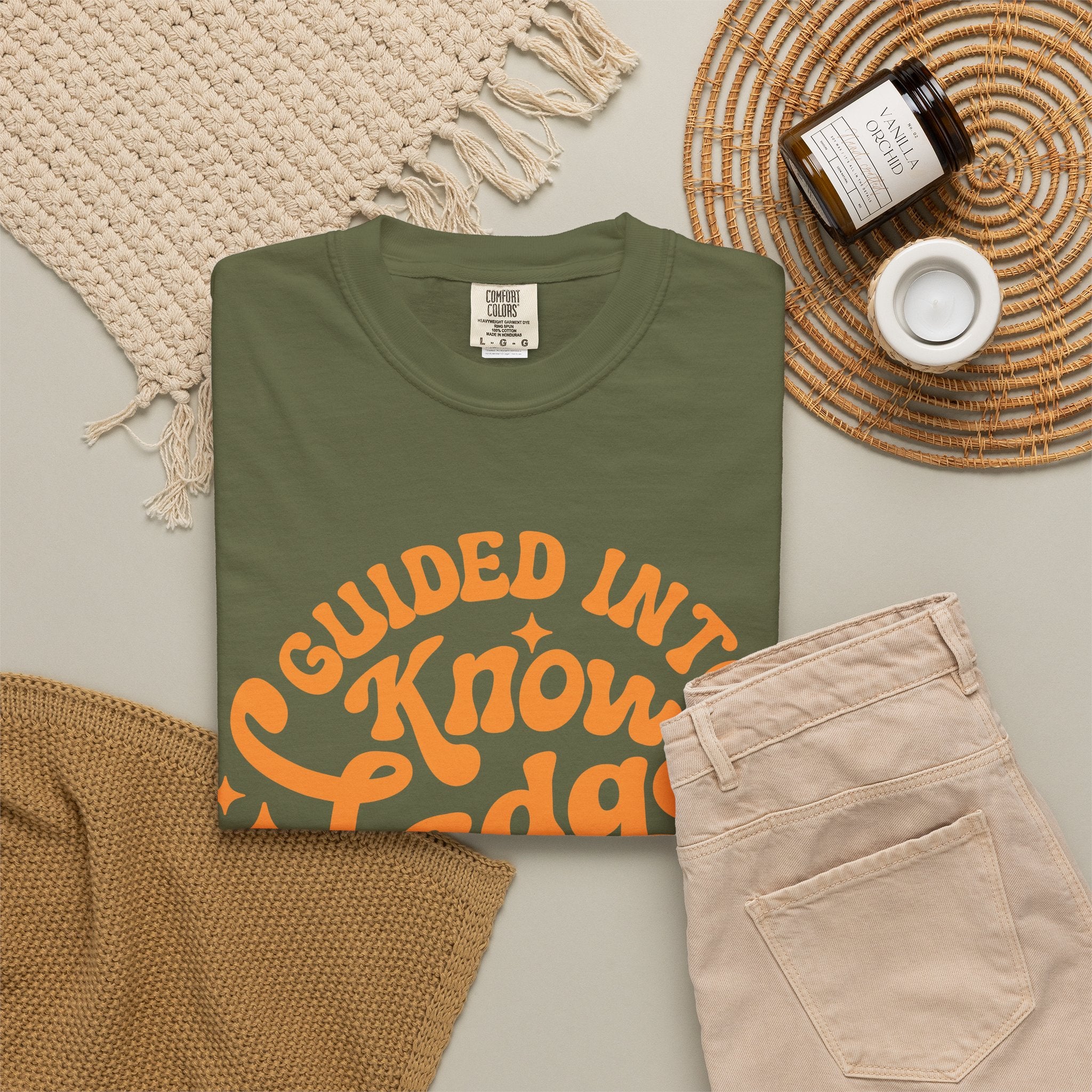 Guided Into Knowledge By Teacher T-Shirt — Retro Teacher Appreciation Tee
