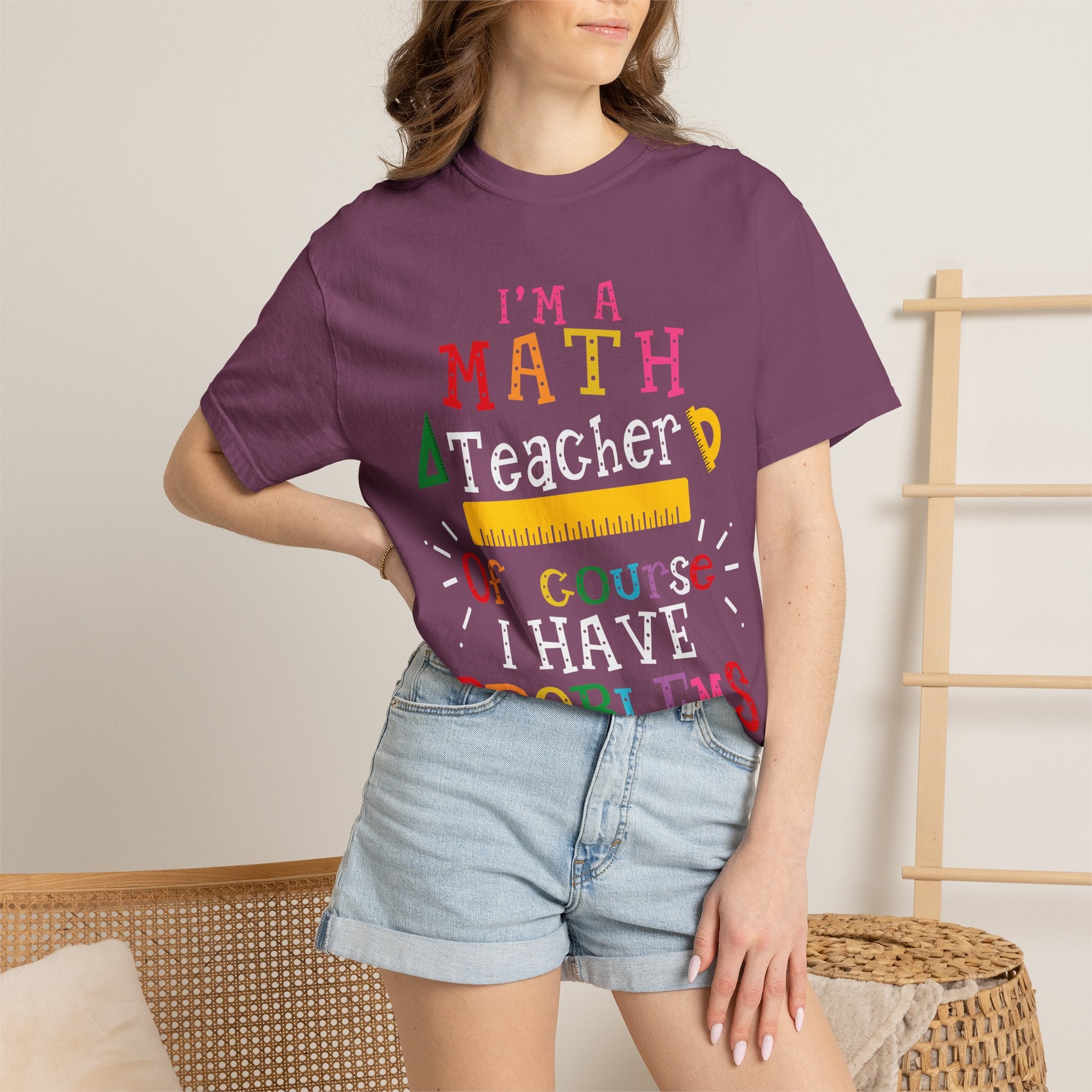 Math Problems T-Shirt — "I’m a Math, Of Course Problems" Funny Teacher/Student Tee