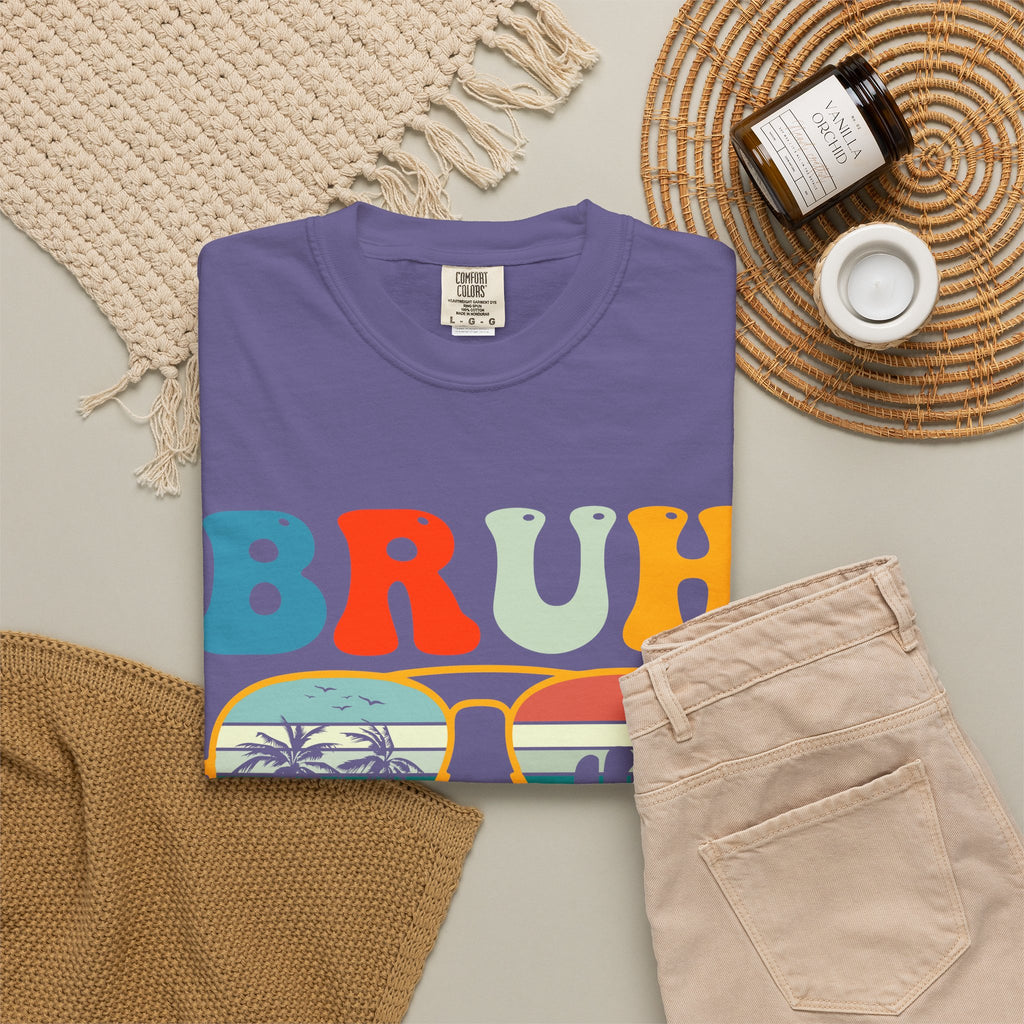 Bruh We Back T-Shirt — Retro Sunglasses Back to School Tee