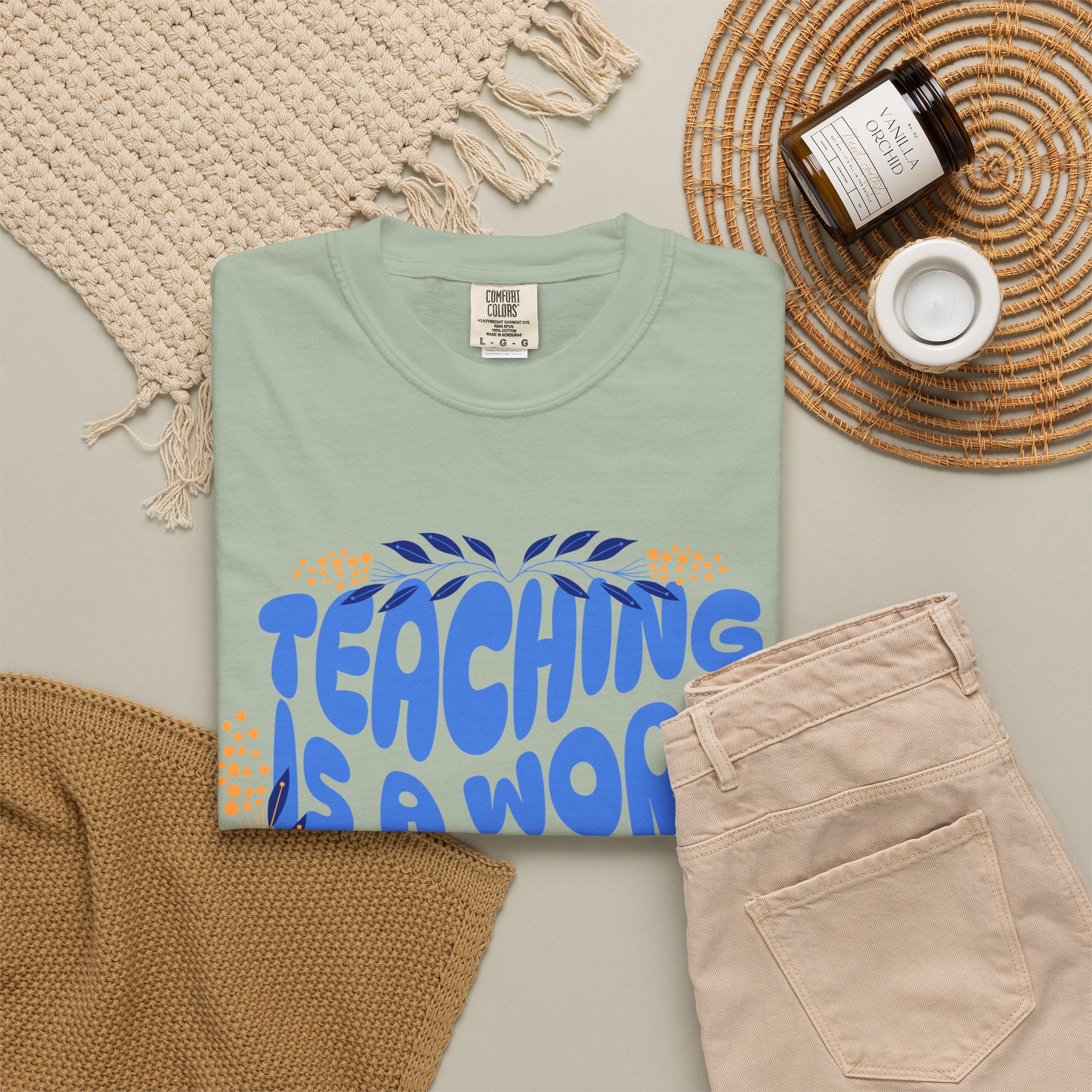 Teaching Is a Work of Heart T-Shirt — Teacher Appreciation Shirt