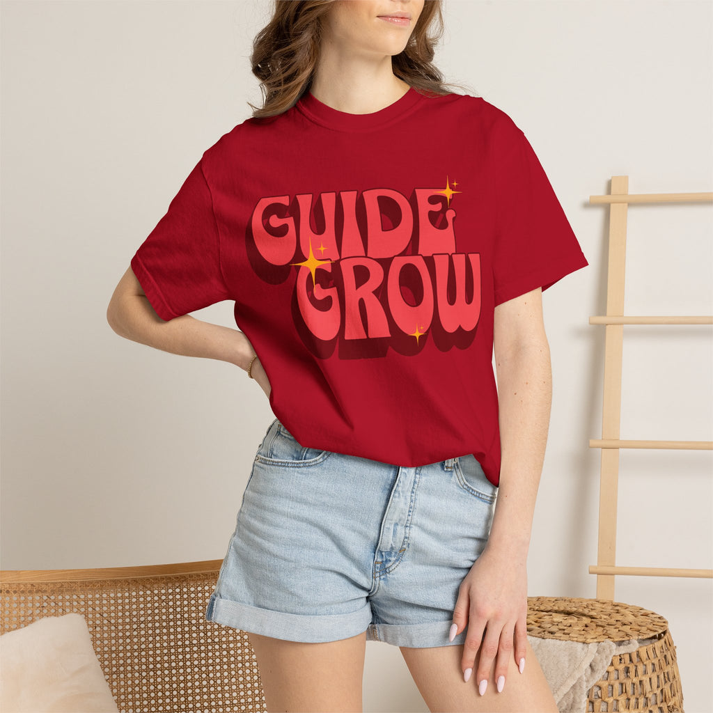 Guide & Grow Retro Graphic T-Shirt — Empowerment Plant Lover Tee