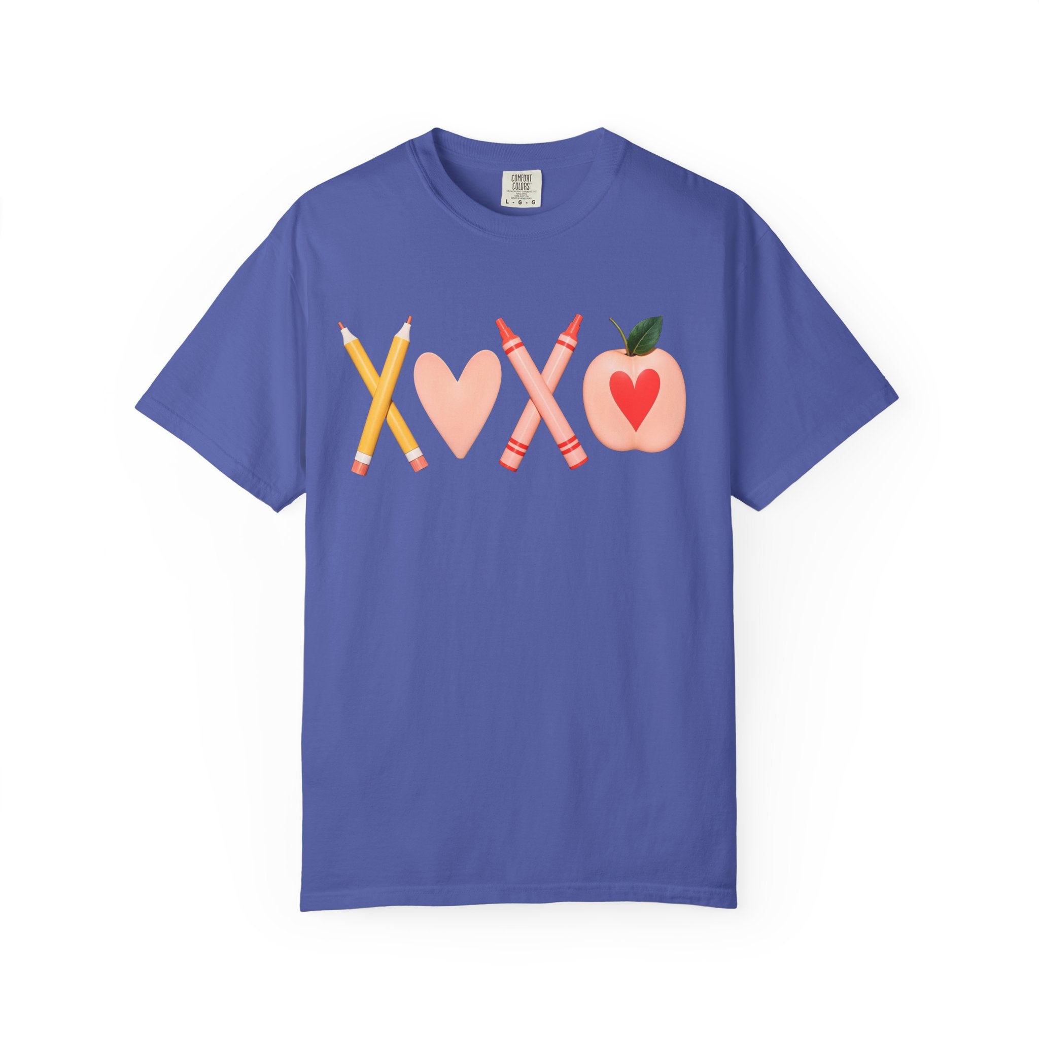 Teacher Love T-Shirt – XOXO Pencils & Apple School Tee
