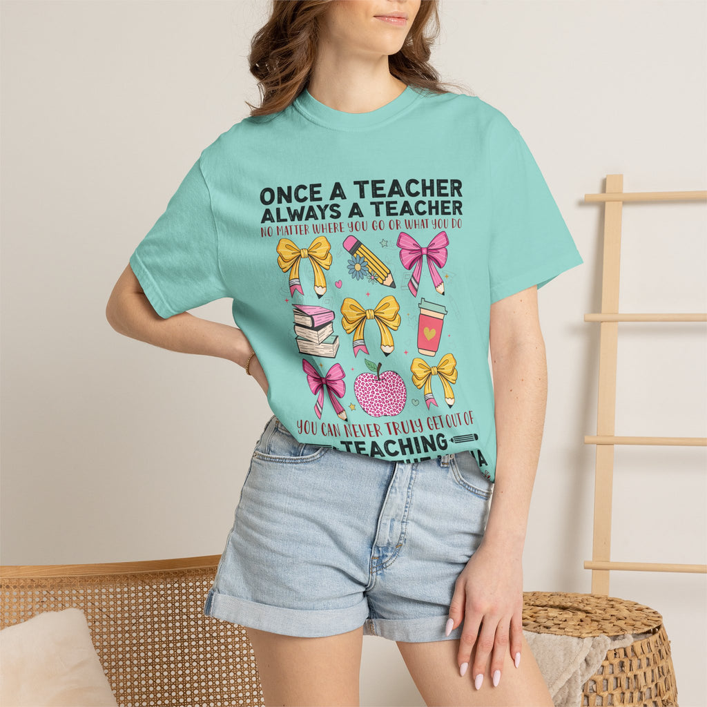 Teacher Mafia Graphic T-Shirt — "Once a Teacher, Always a Teacher"