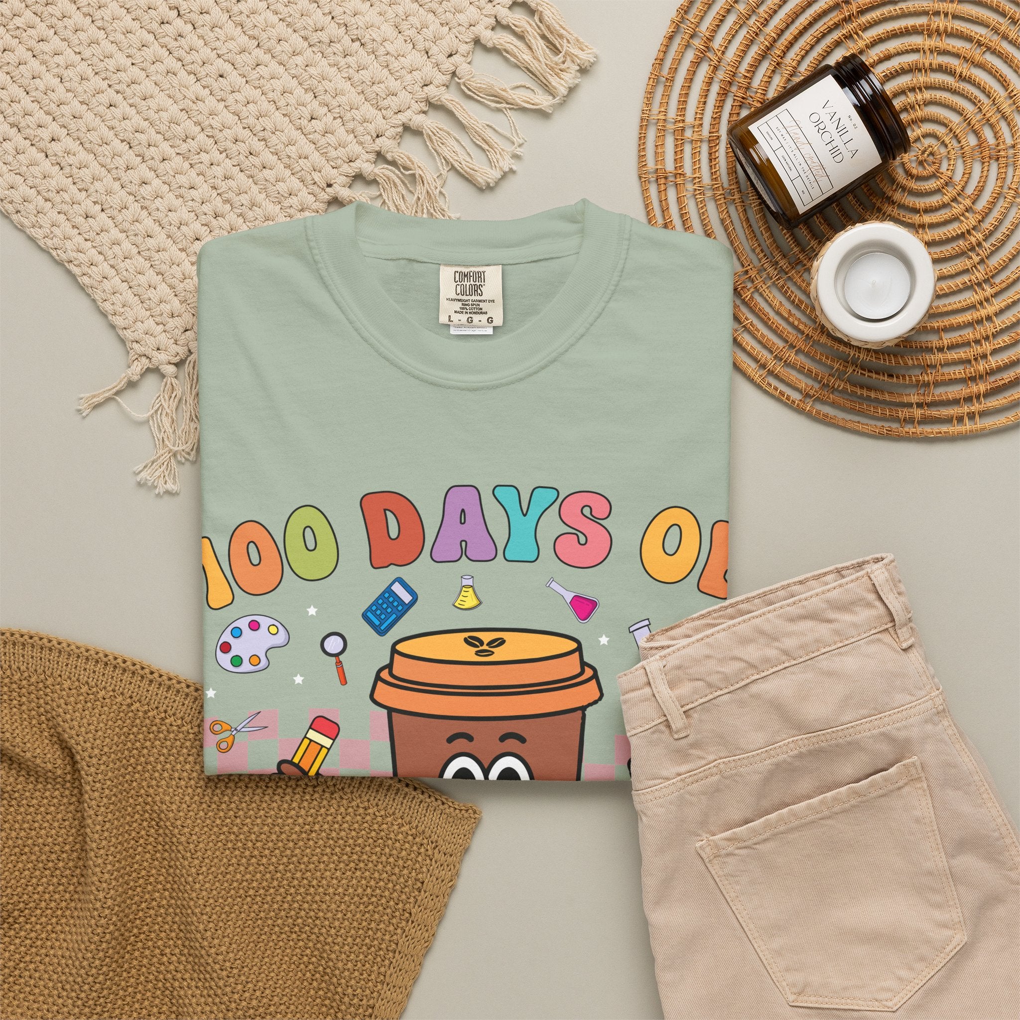 100 Days of Coffee & Chaos T-Shirt