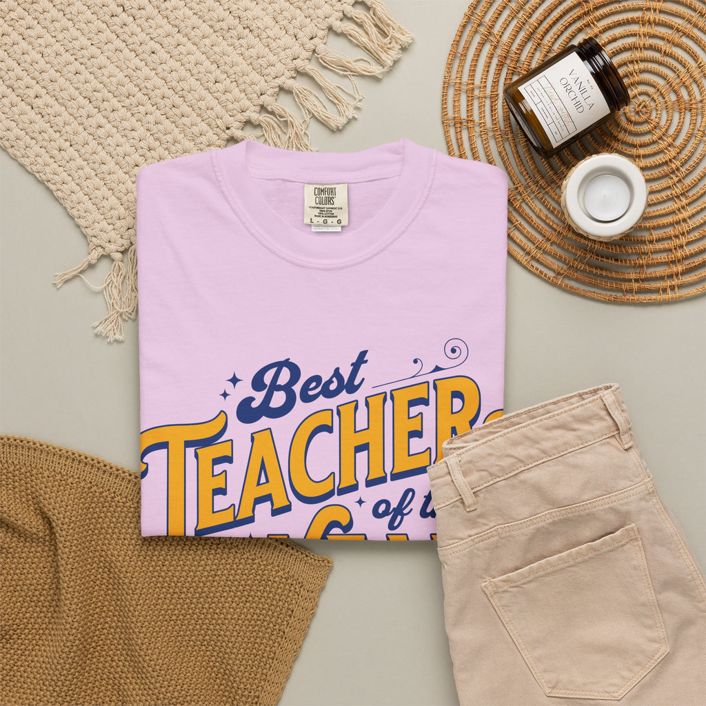 Best Teacher of the Year T-Shirt — Teacher Appreciation Gift