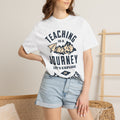 Journey Together Teacher T-Shirt – "Teaching is a Journey, Let’s Explore"