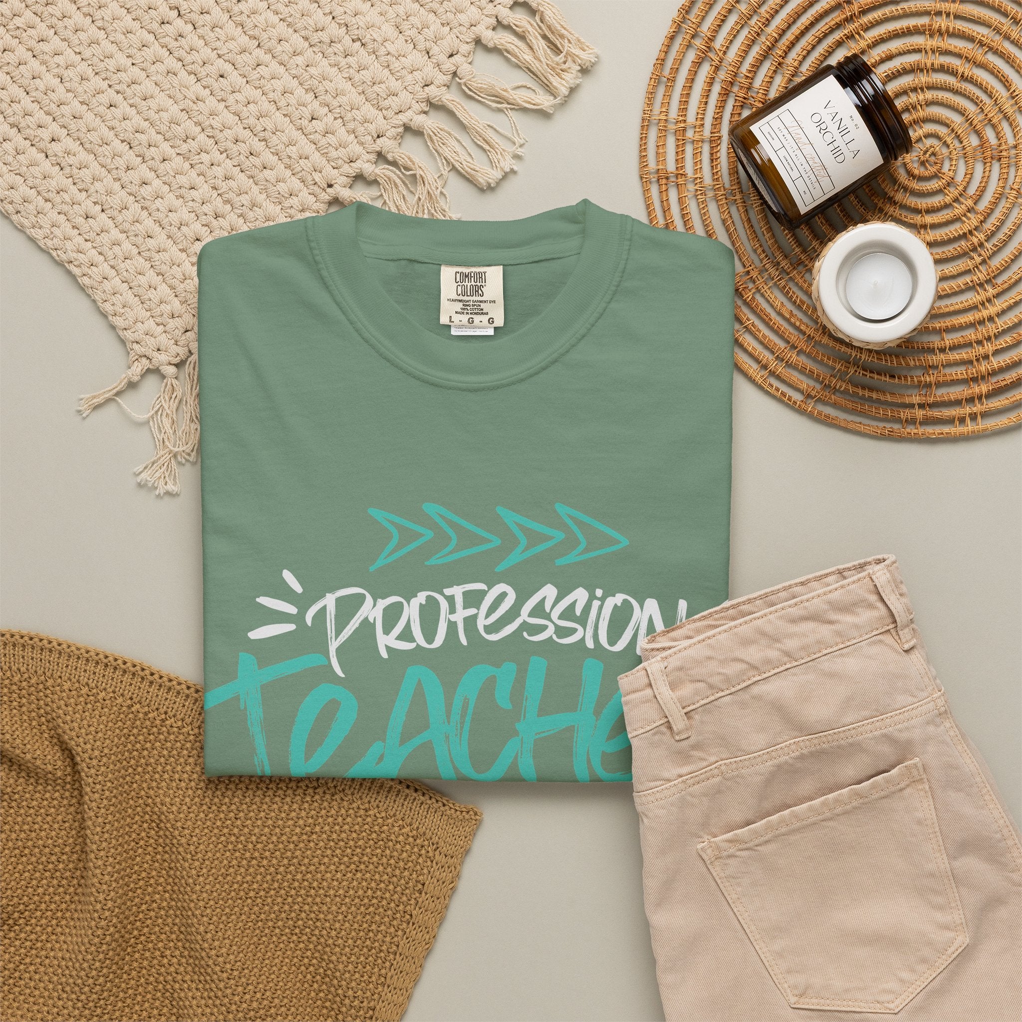 Teacher With Pride T-Shirt — Profession Teacher Graphic Tee