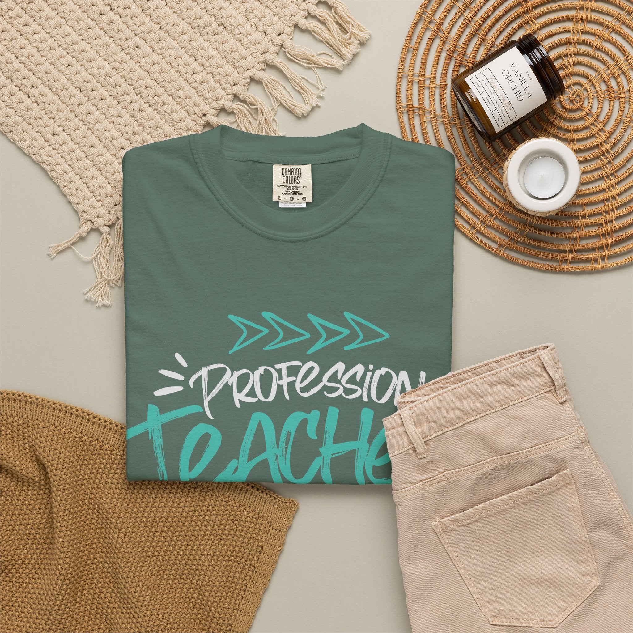 Teacher With Pride T-Shirt — Profession Teacher Graphic Tee