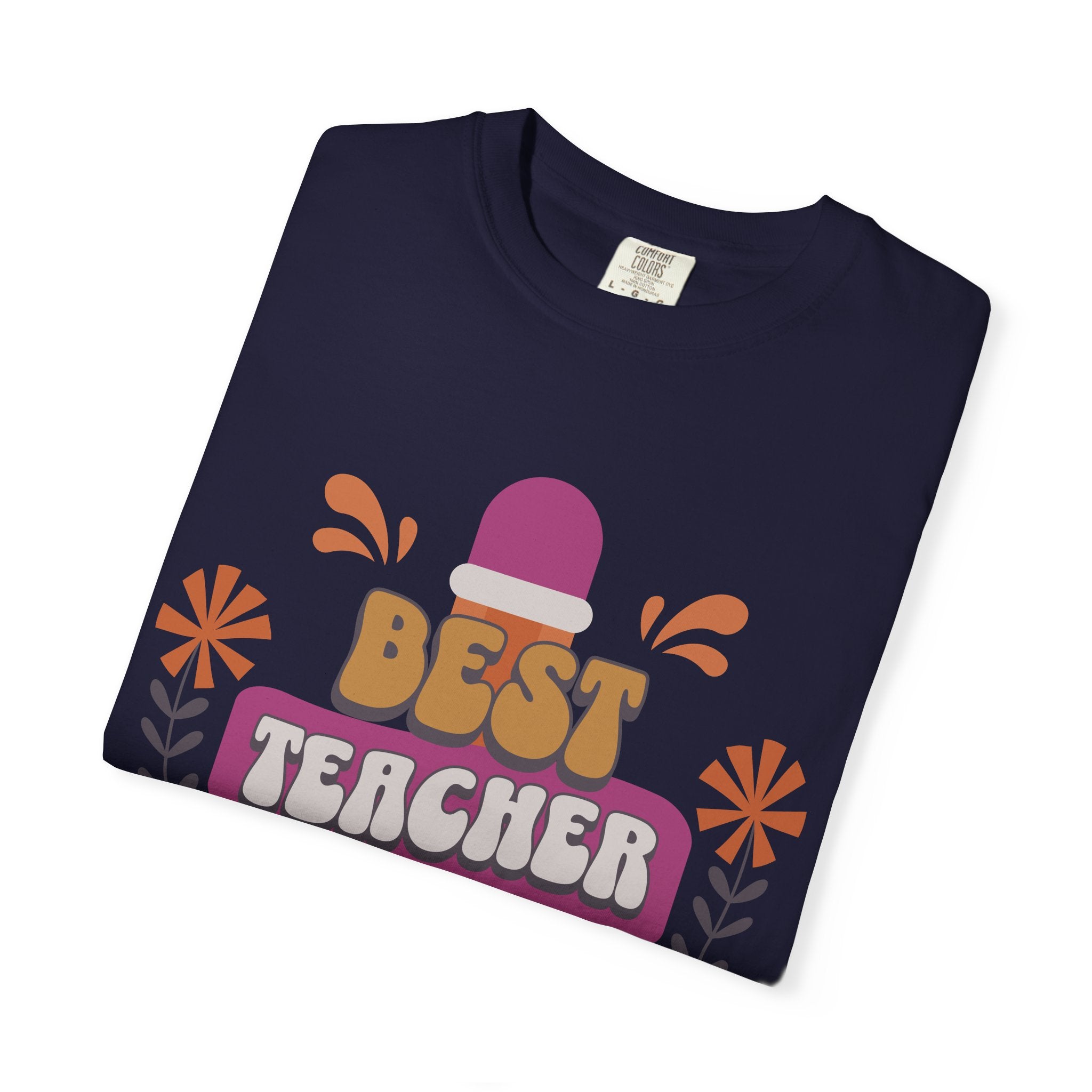 Best Teacher Ever T-Shirt — Retro Pencil Gift for Teachers