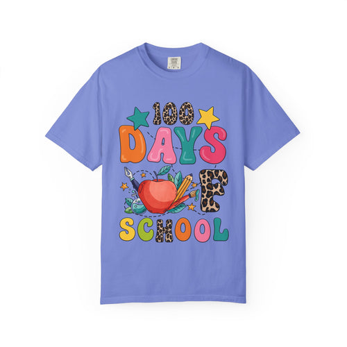 100 Days of School T-Shirt — Colorful Teacher & Student Celebration Tee