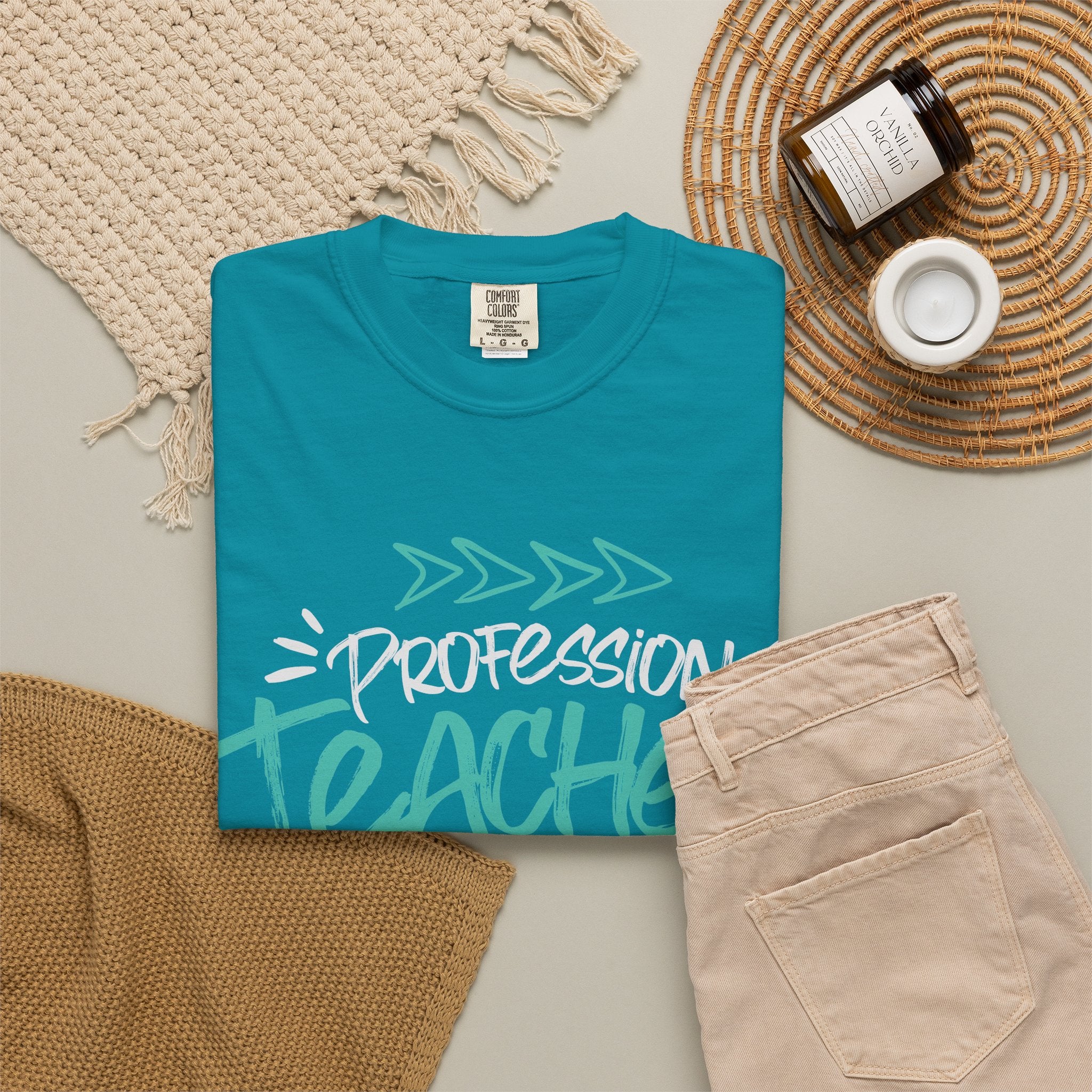 Teacher With Pride T-Shirt — Profession Teacher Graphic Tee