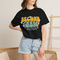Second Grade Teacher T-Shirt — Retro Floral Classroom Tee