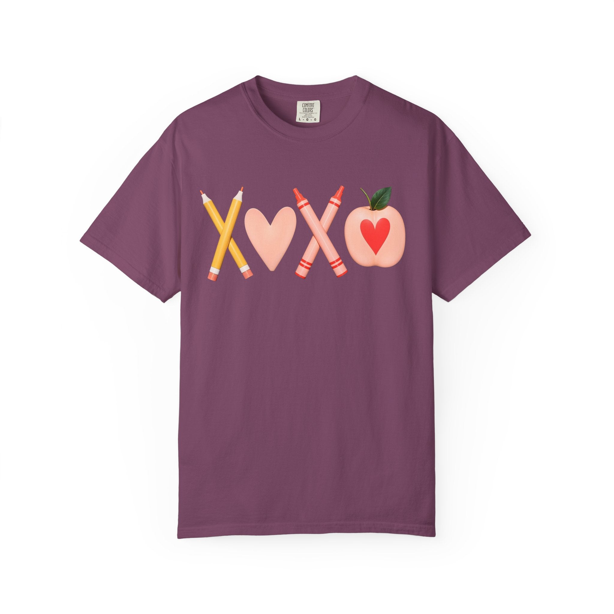 Teacher Love T-Shirt – XOXO Pencils & Apple School Tee
