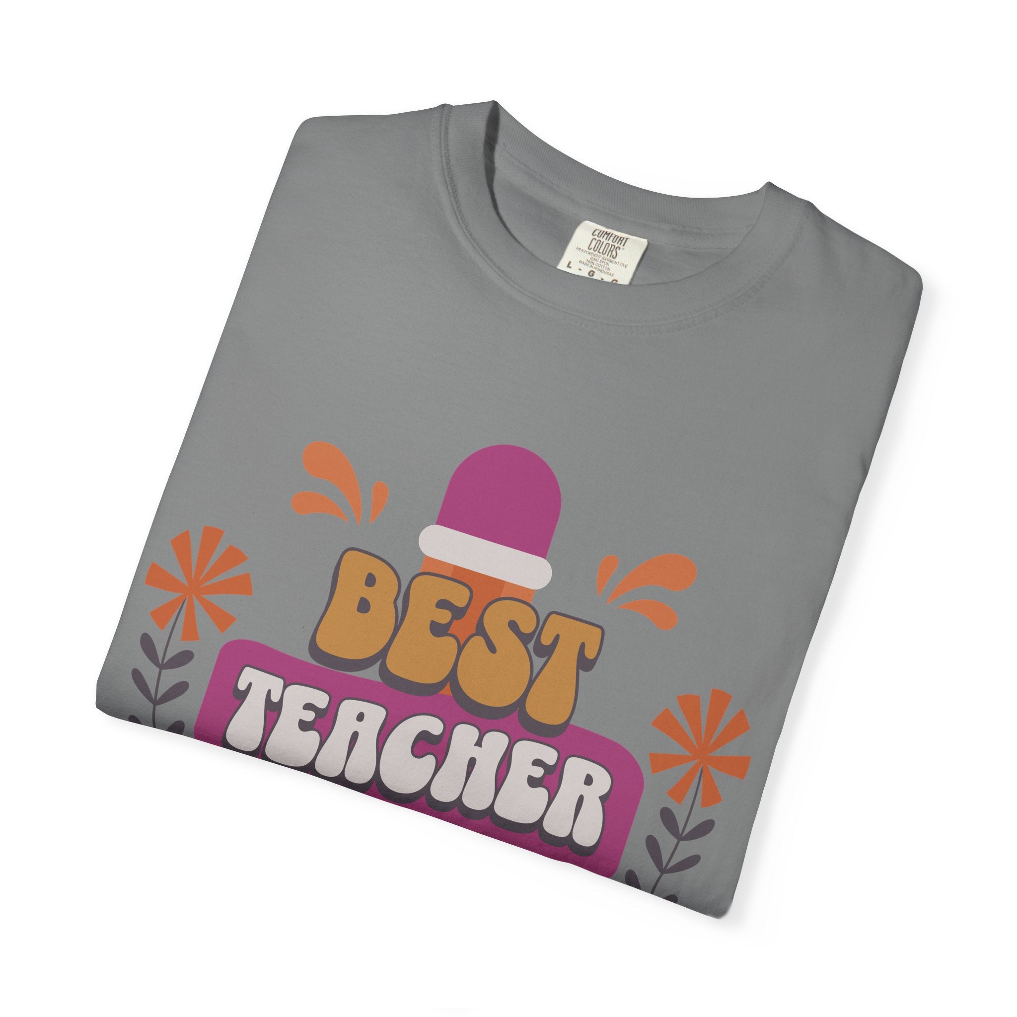 Best Teacher Ever T-Shirt — Retro Pencil Gift for Teachers
