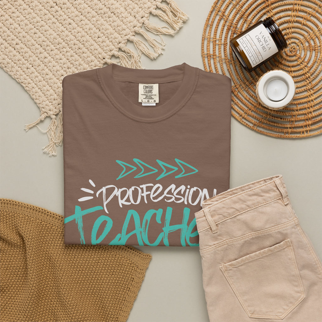 Teacher With Pride T-Shirt — Profession Teacher Graphic Tee