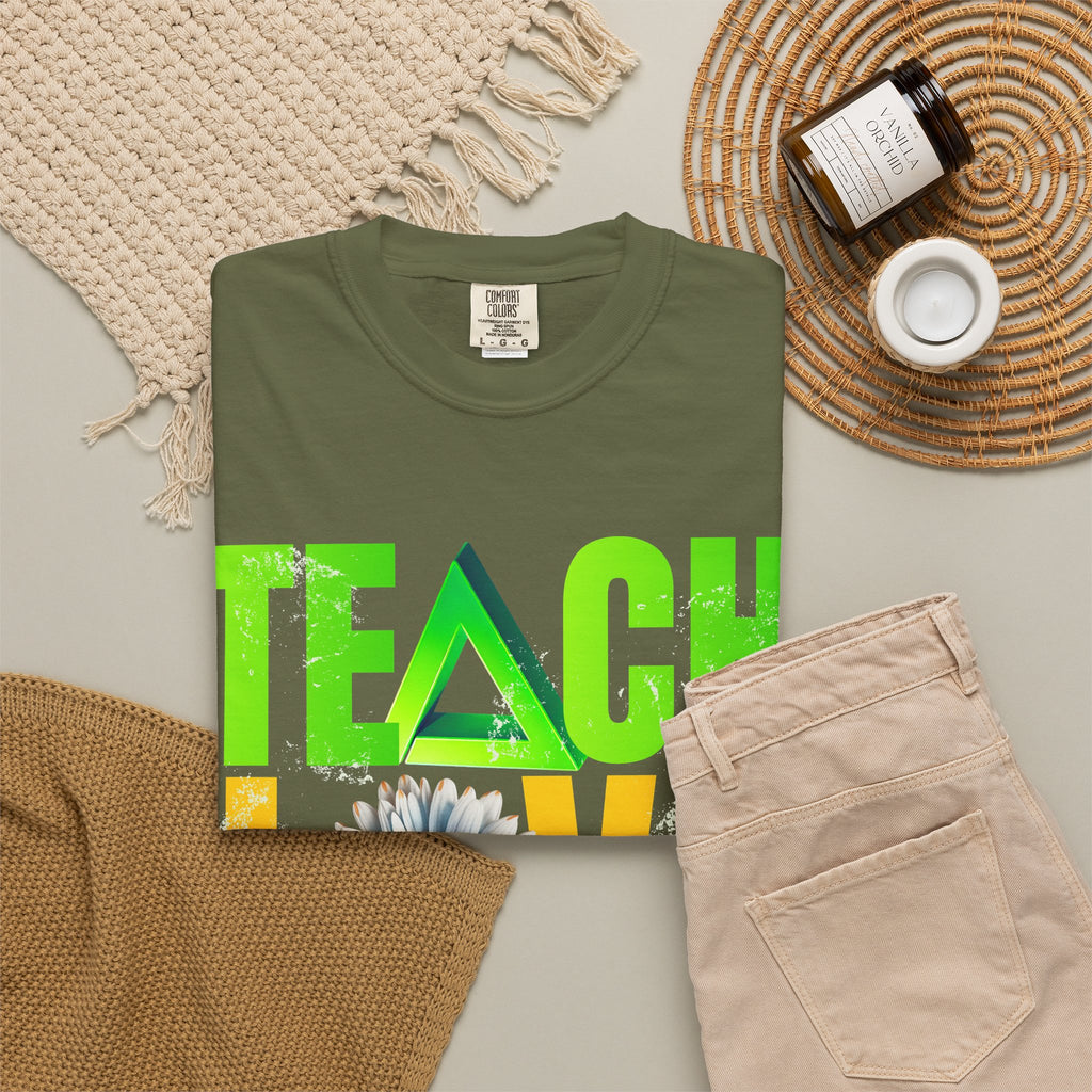 Teach Love Inspire T-Shirt — Colorful Teacher Appreciation Tee