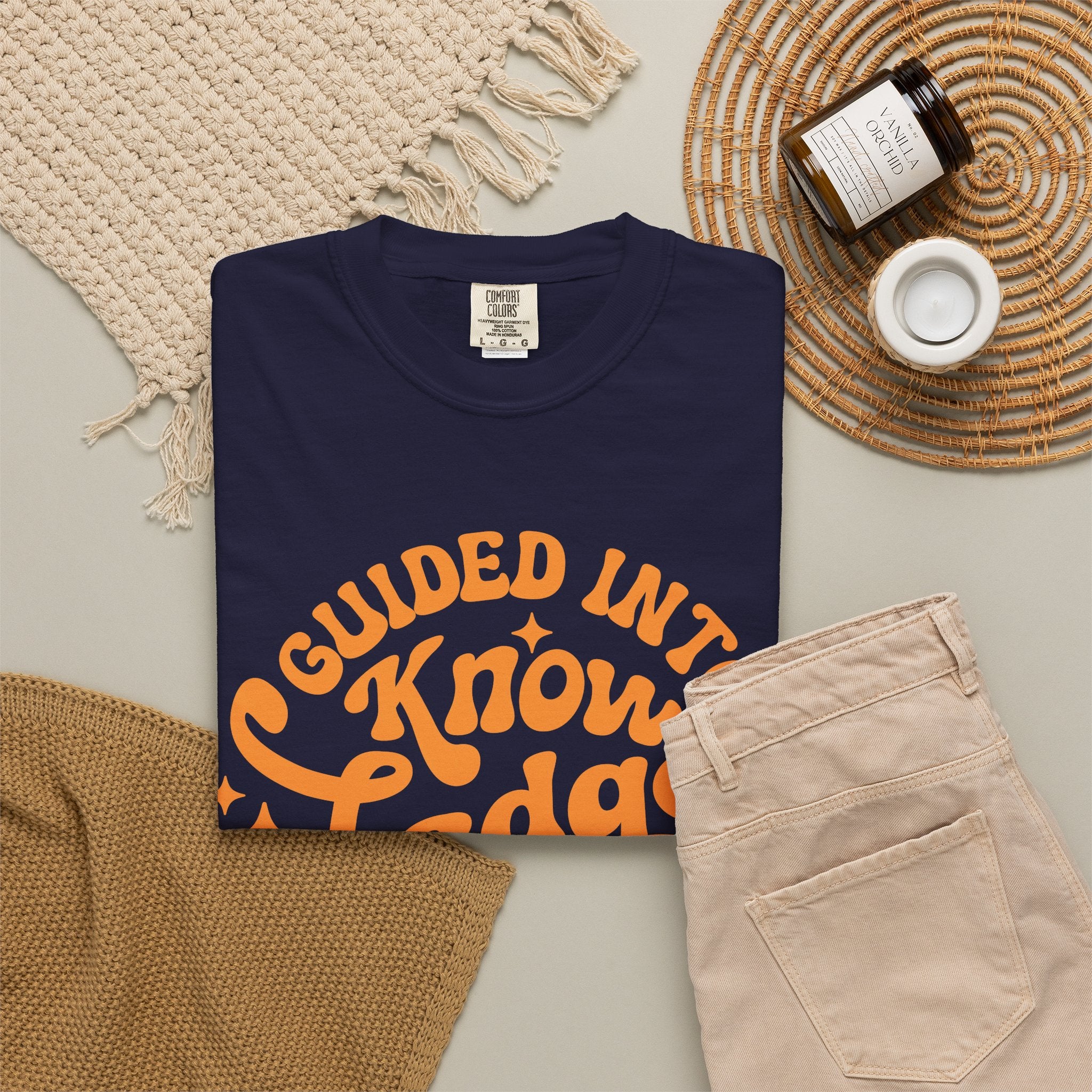 Guided Into Knowledge By Teacher T-Shirt — Retro Teacher Appreciation Tee