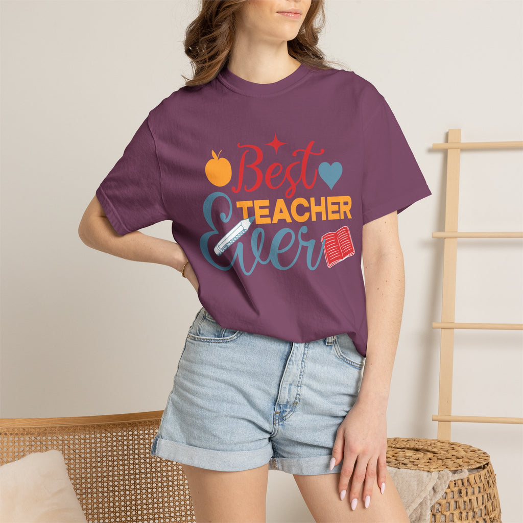 Best Teacher Ever T-Shirt — Colorful Appreciation Tee for Teachers
