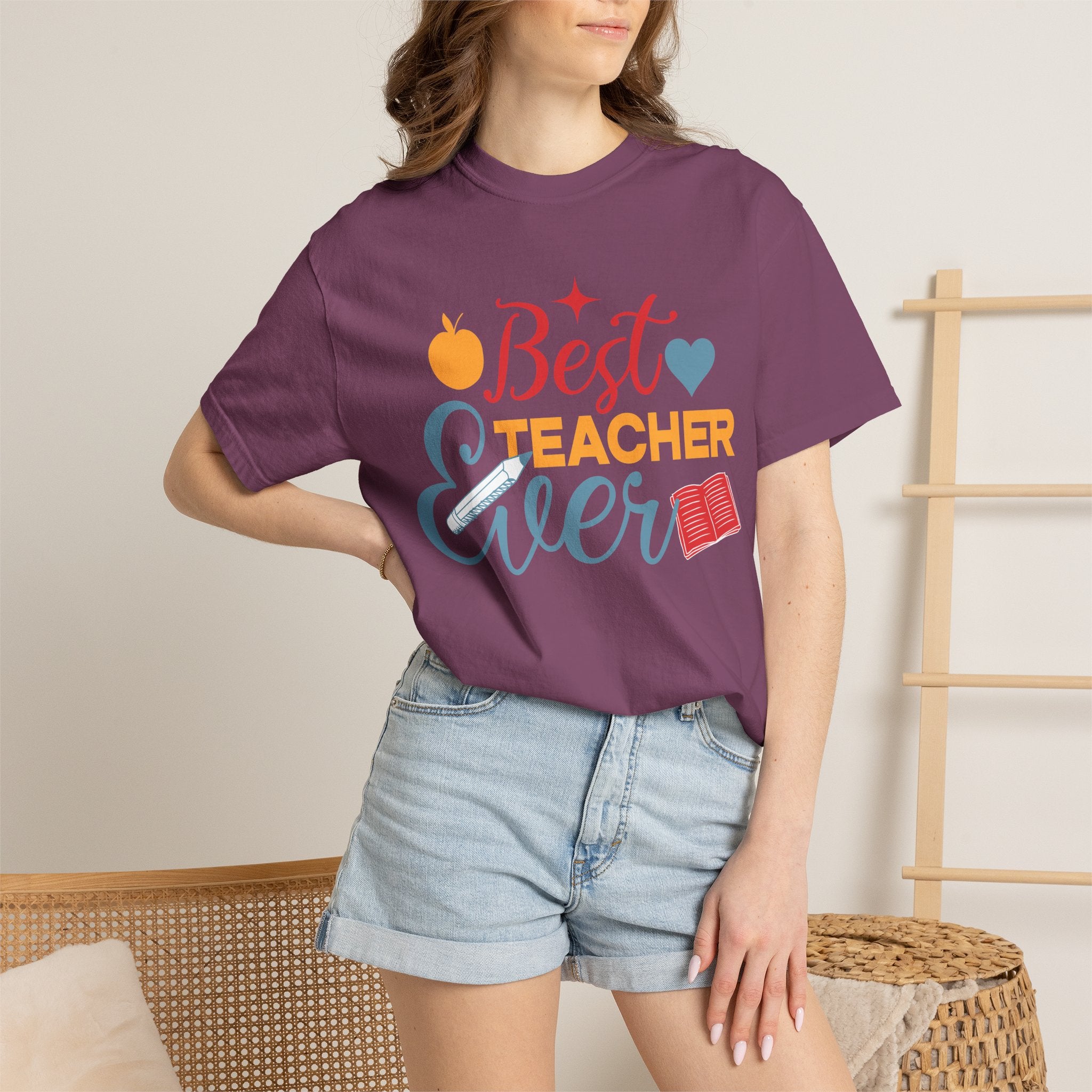 Best Teacher Ever T-Shirt — Colorful Appreciation Tee for Teachers