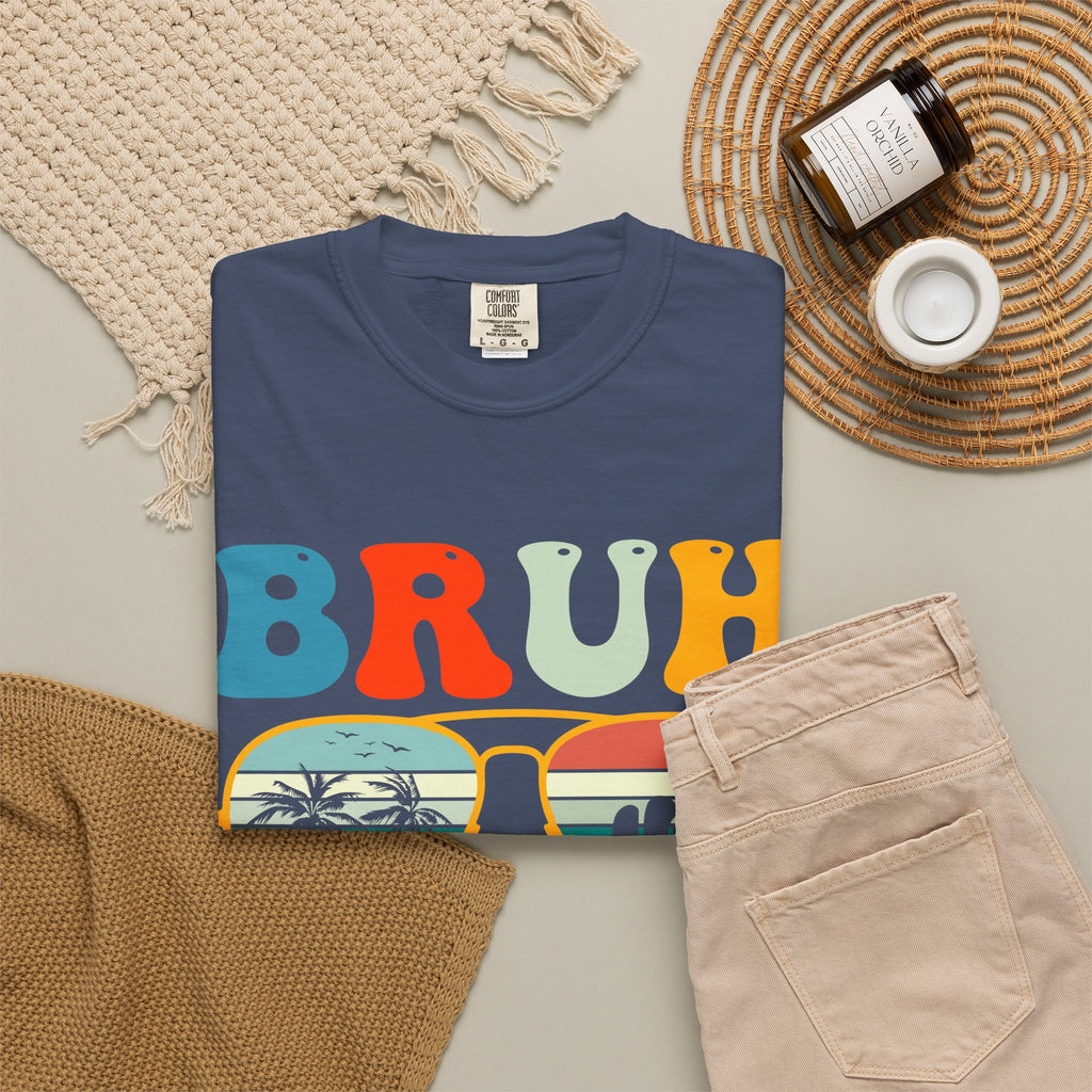 Bruh We Back T-Shirt — Retro Sunglasses Back to School Tee