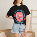 T-Shirt — "Learning Is the Key to Growth" Planet Heart Graphic Tee