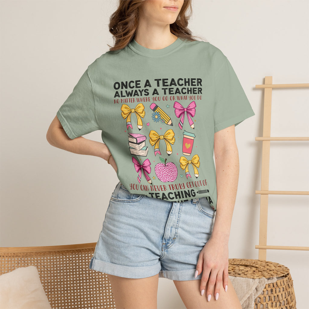 Teacher Mafia Graphic T-Shirt — "Once a Teacher, Always a Teacher"