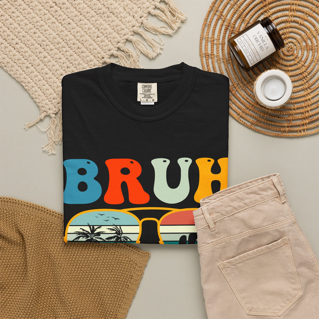 Bruh We Back T-Shirt — Retro Sunglasses Back to School Tee