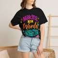 Making the World Brighter T-Shirt — "One Child at a Time" Colorful Teacher/Volunteer Tee