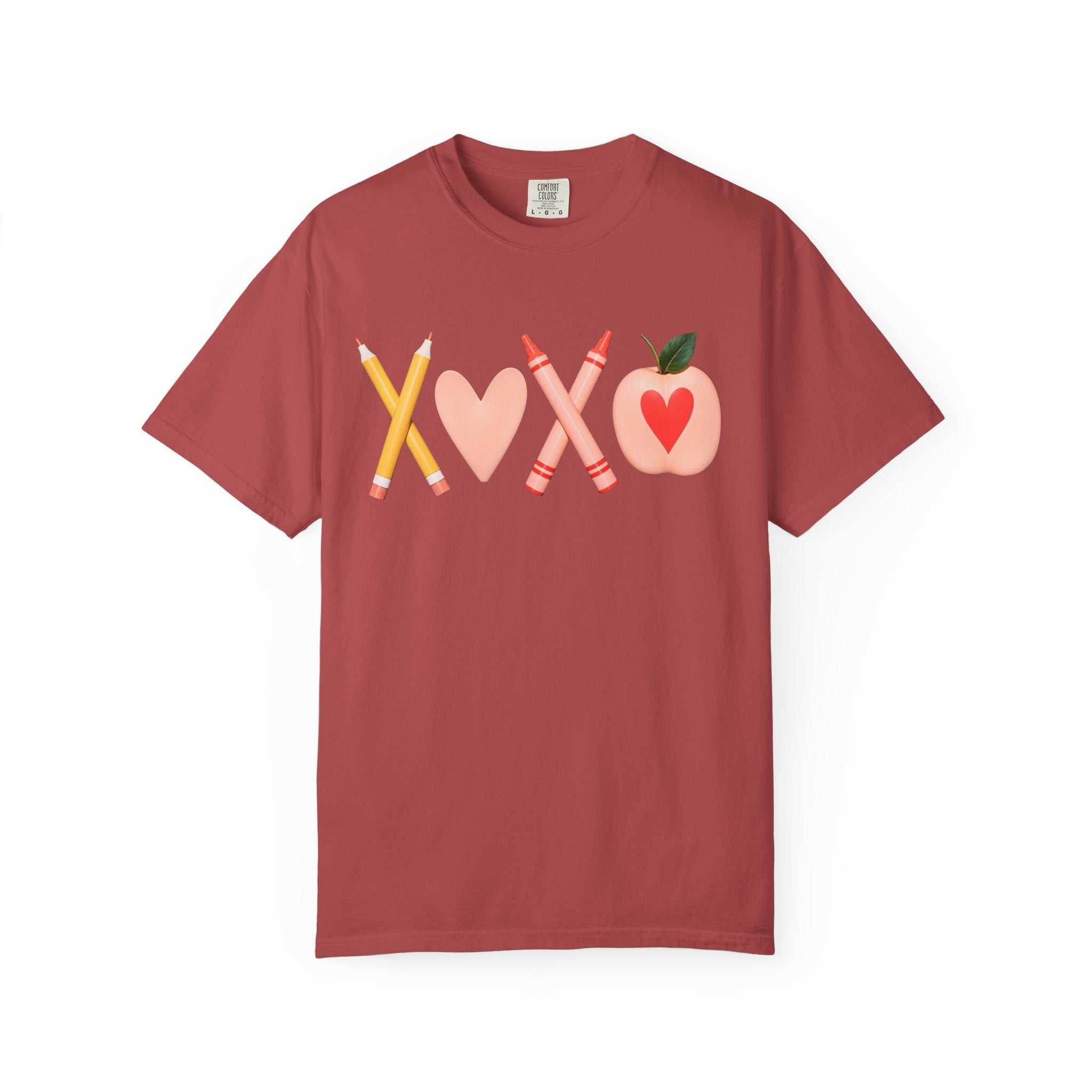 Teacher Love T-Shirt – XOXO Pencils & Apple School Tee