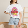 Teacher Vibes Retro Sunflower T-Shirt