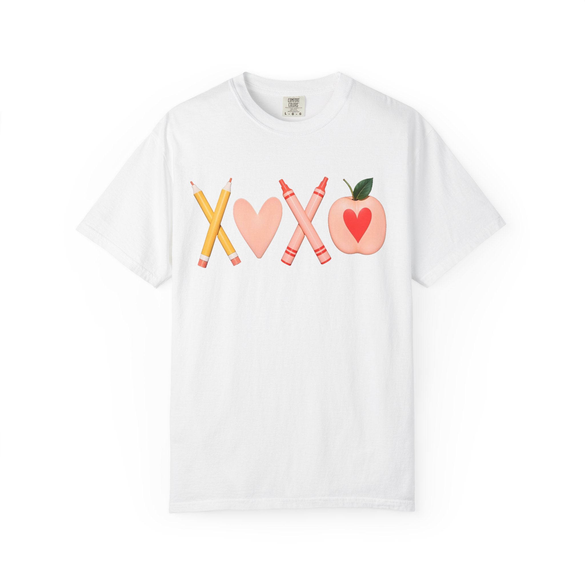 Teacher Love T-Shirt – XOXO Pencils & Apple School Tee