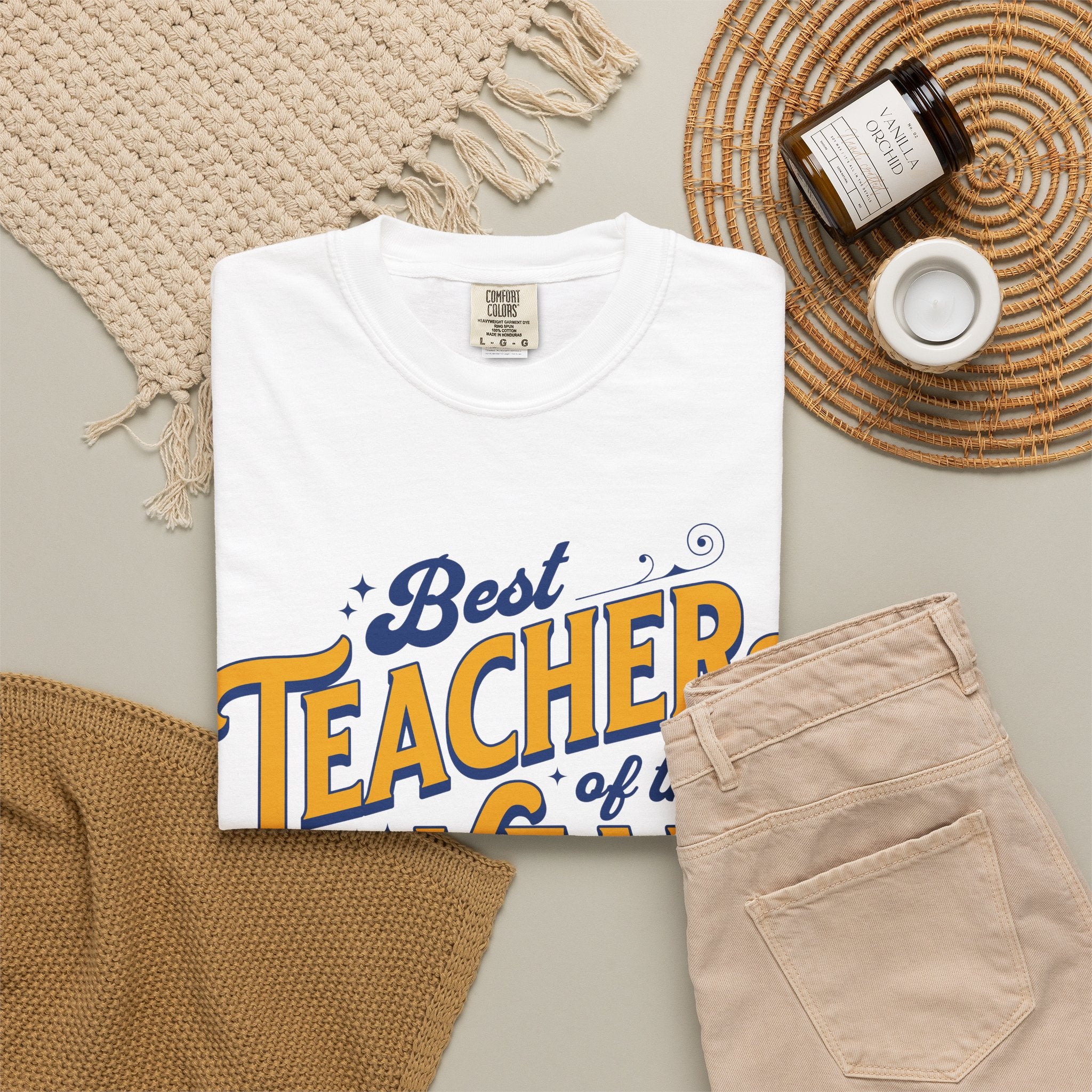 Best Teacher of the Year T-Shirt — Teacher Appreciation Gift