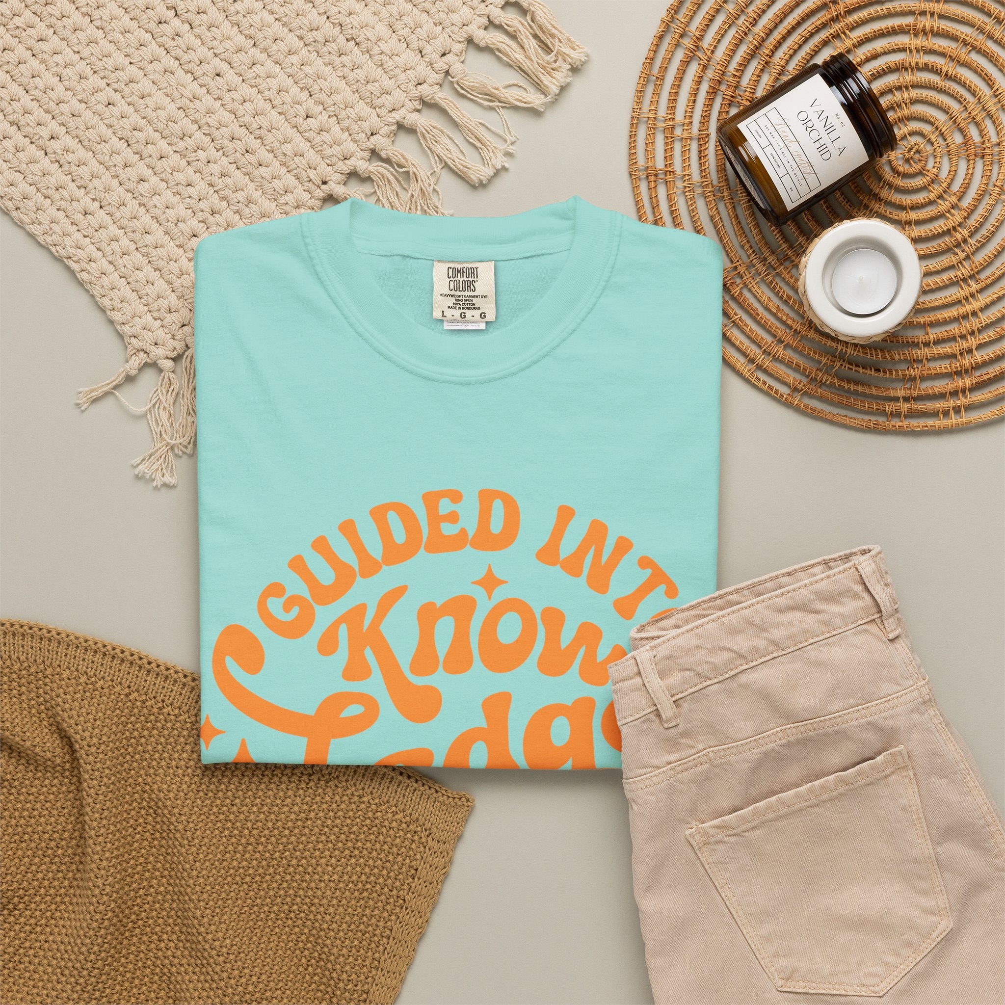 Guided Into Knowledge By Teacher T-Shirt — Retro Teacher Appreciation Tee