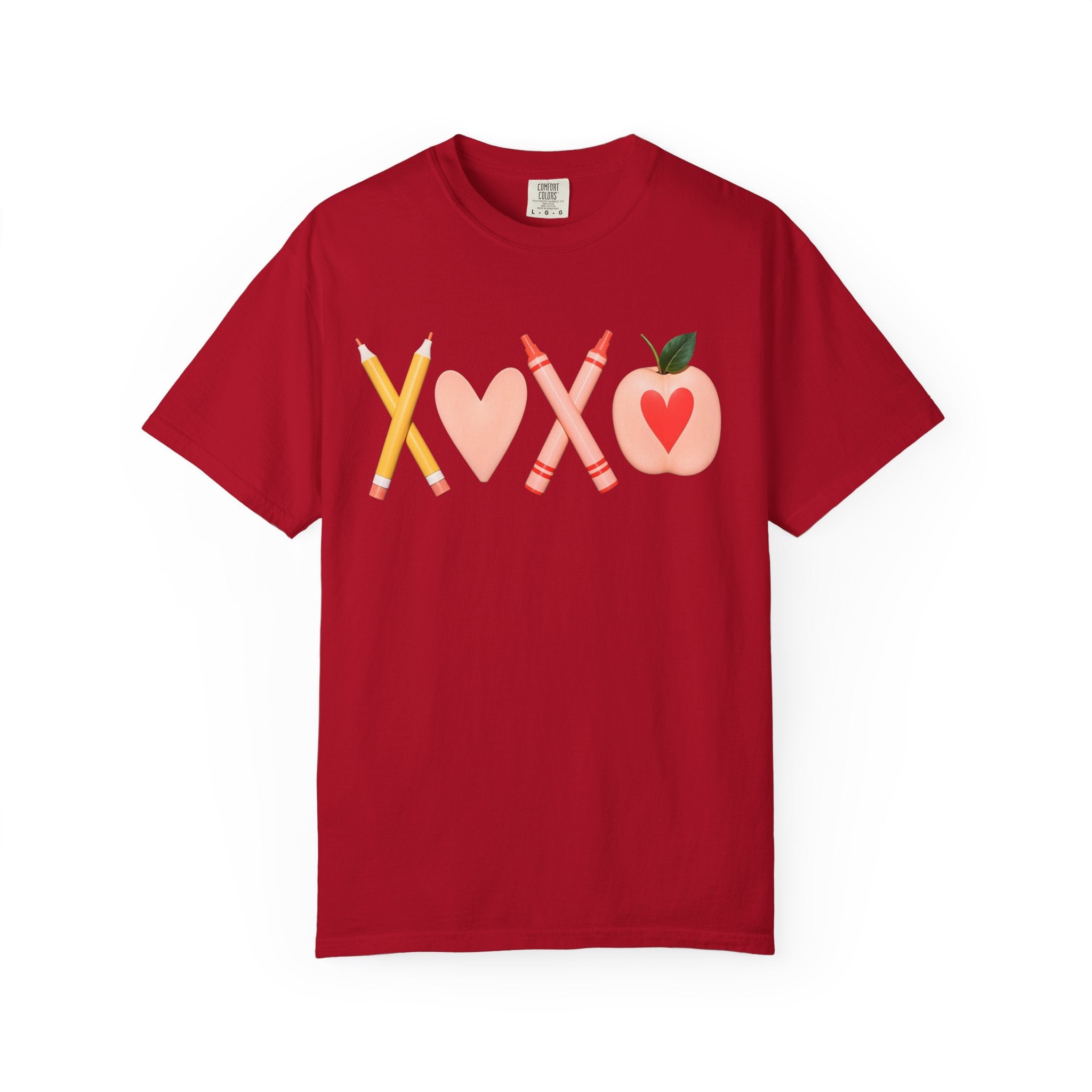 Teacher Love T-Shirt – XOXO Pencils & Apple School Tee