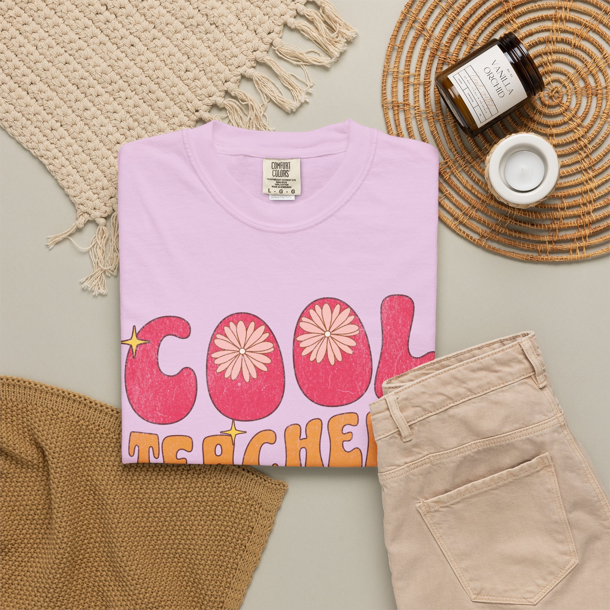 Cool Teachers Club T-Shirt — Retro Floral Teacher Appreciation Tee