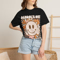 School's Out For Summer T-Shirt — Retro Smiley Floral Vacation Tee