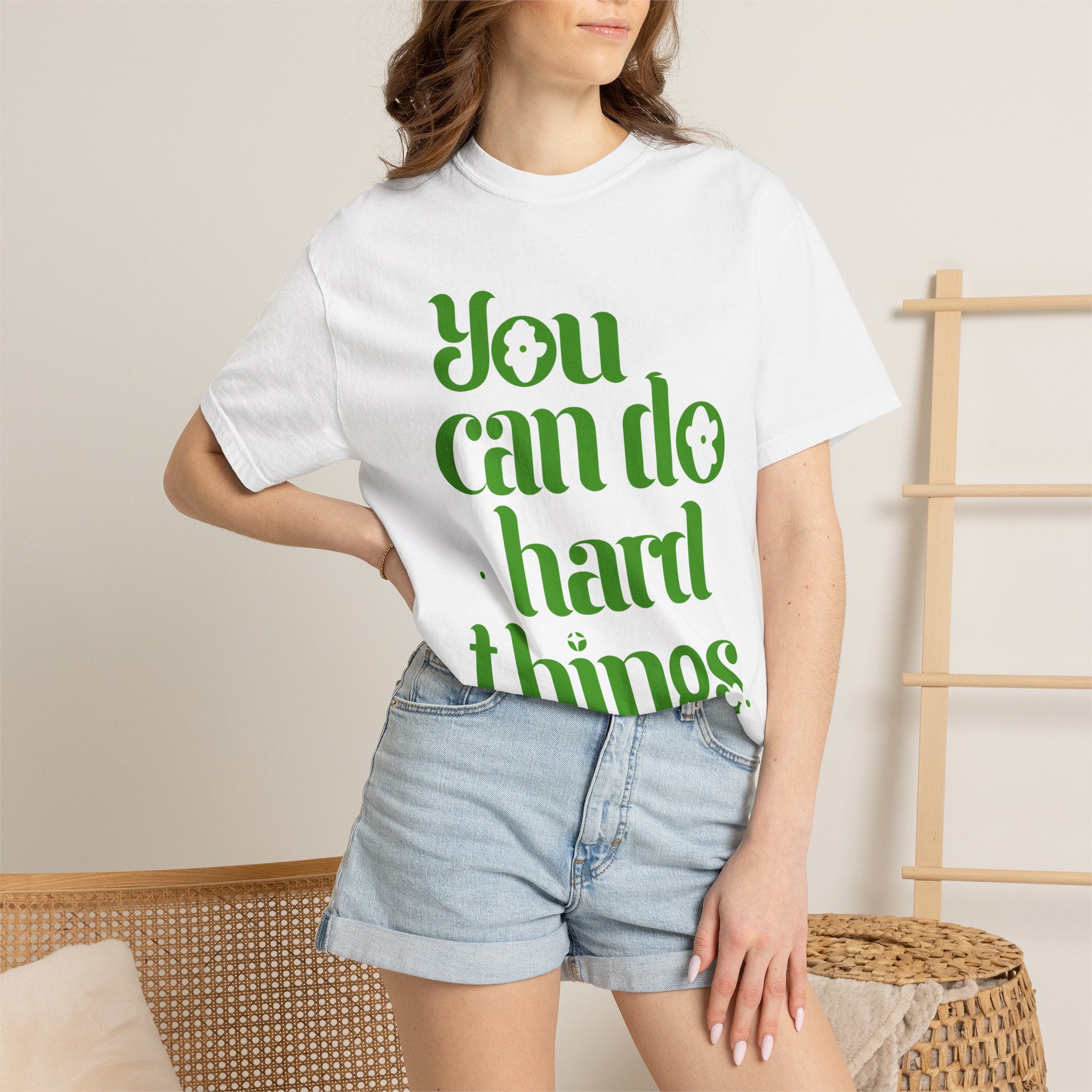 You Can Do Hard Things T-Shirt — Motivational Positive Quote Tee