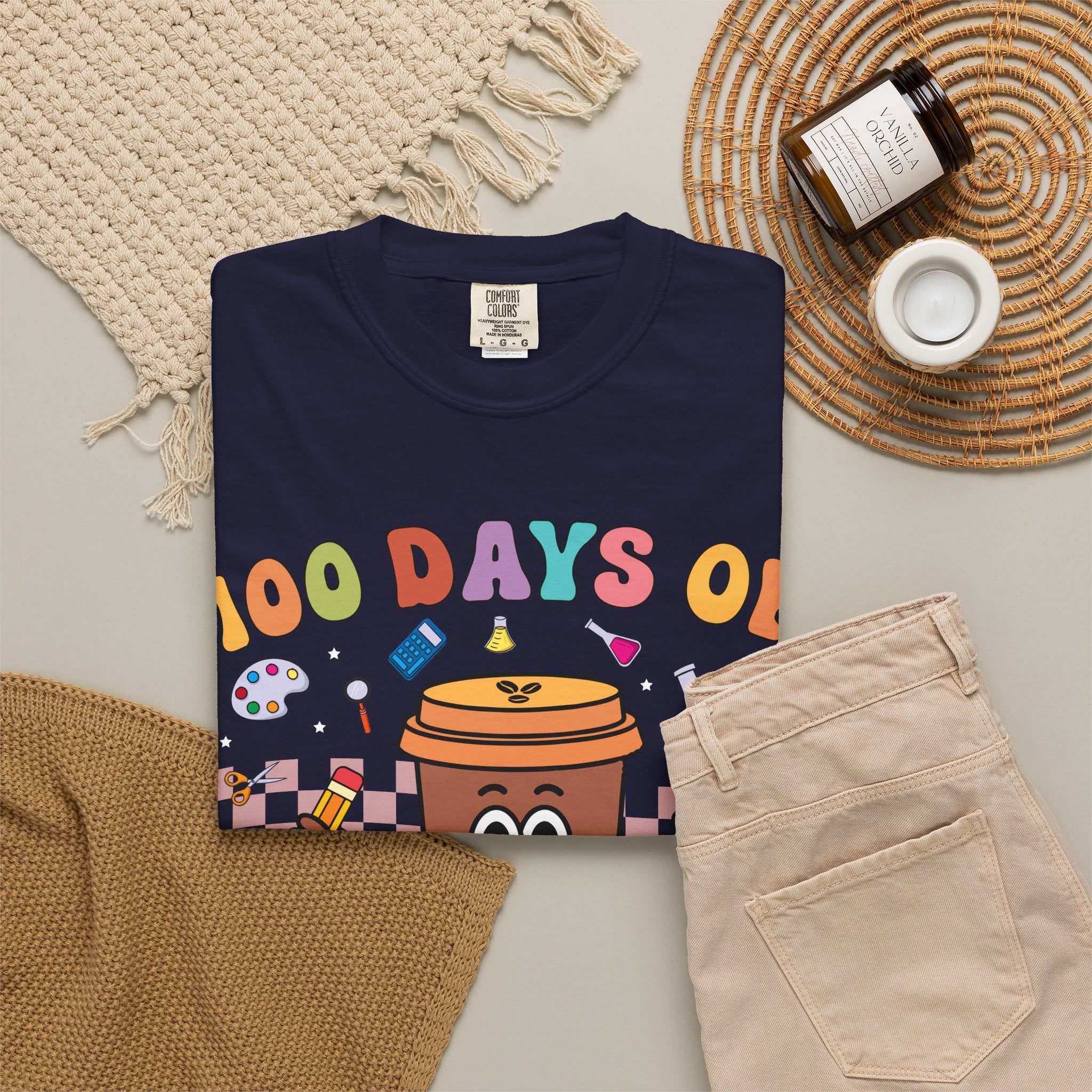100 Days of Coffee & Chaos T-Shirt