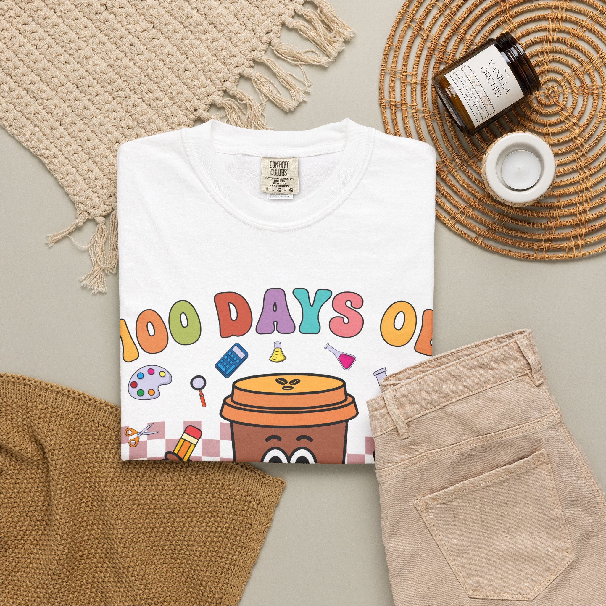 100 Days of Coffee & Chaos T-Shirt